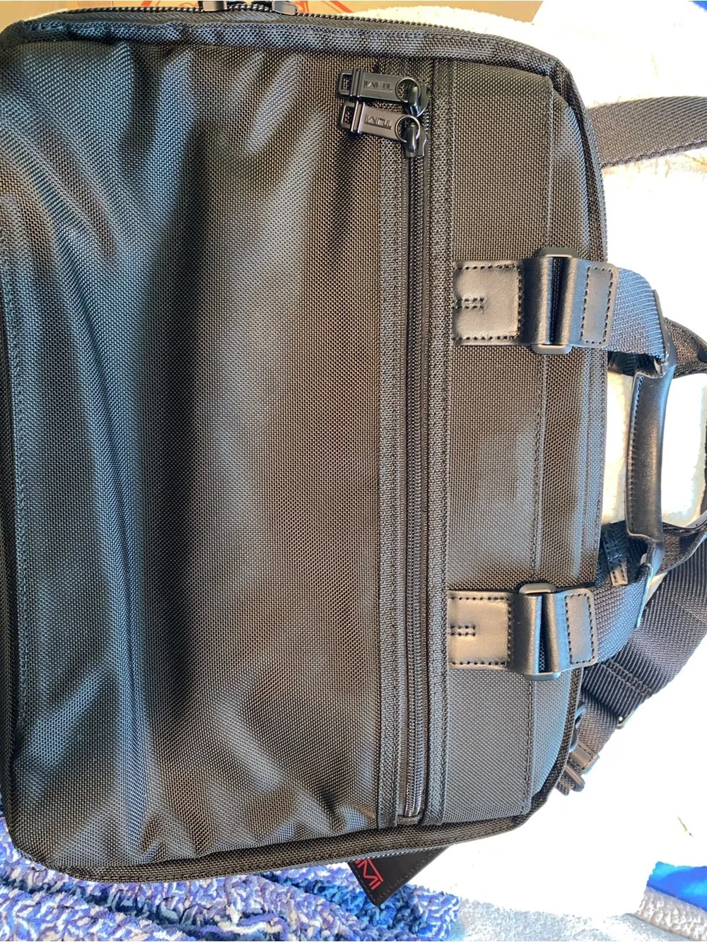 TUMI Alpha Bravo Briefcase with Laptop Compartment.